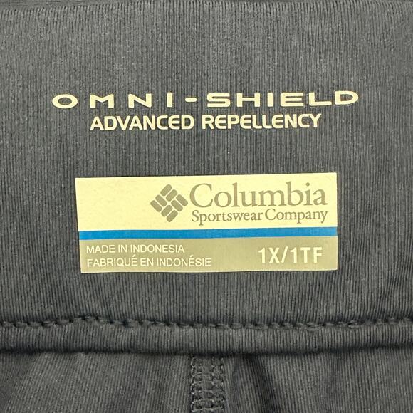 Columbia Anytime Casual Skort Womens 1X Navy Blue Omni-Shield Pockets Athleisure - Picture 6 of 7